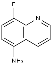 8-FLUOROQUINOLIN-5-AMINE 化学構造式