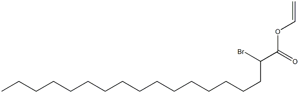 vinyl 2-bromostearate Structure