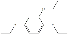 1,2,5-triethoxybenzene 化学構造式