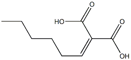 庚烯二甲酸, , 结构式