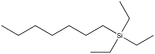 heptyltriethylsilane Structure