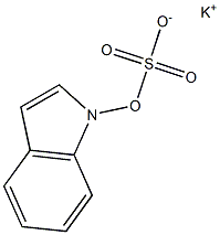吲哚硫酸鉀, , 结构式