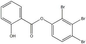 柳酸三溴苯酯, , 结构式