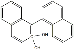 (R)-(+)-2,2 -DIHYDROXY-1,1 -BINAPTHYL Struktur