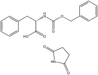 Z-L-PHENYLALANINE HYDROSUCCINIMIDE ESTER 结构式