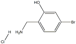 4-BROMO-2-HYDROXYBENZYLAMINE Hydrochloride,,结构式