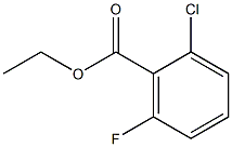 2-CHLORO-6-FLUOROBENZOIC ACID ETHYL ESTER Structure