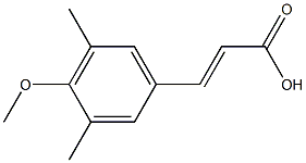 3,5-DIMETHYL-4-METHOXYCINNAMIC ACID Structure