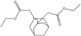 (3-ETHOXYCARBONYLMETHYL-ADAMANTAN-1-YL)ACETIC ACID ETHYL ESTER Struktur