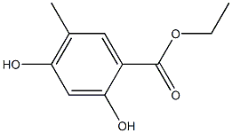 2,4-DIHYDROXY-5-METHYLBENZOIC ACID ETHYL ESTER Structure