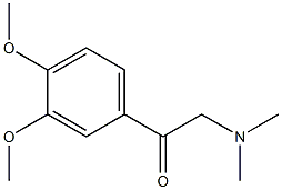 1-(3,4-DIMETHOXY-PHENYL)-2-DIMETHYLAMINO-ETHANONE Structure