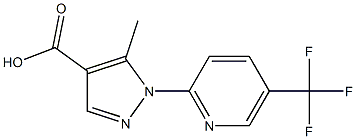 5-METHYL-1-[5-(TRIFLUOROMETHYL)PYRIDIN-2-YL]-1H-PYRAZOLE-4-CARBOXYLIC ACID