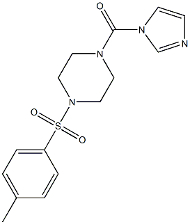  1-(1H-IMIDAZOL-1-YLCARBONYL)-4-[(4-METHYLPHENYL)SULFONYL]PIPERAZINE