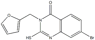 7-BROMO-3-(2-FURYLMETHYL)-2-MERCAPTOQUINAZOLIN-4(3H)-ONE|