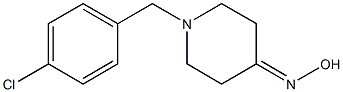 1-(4-CHLOROBENZYL)PIPERIDIN-4-ONE OXIME 化学構造式