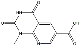 1-METHYL-2,4-DIOXO-1,2,3,4-TETRAHYDROPYRIDO[2,3-D]PYRIMIDINE-6-CARBOXYLIC ACID Struktur