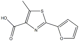 2-(2-FURYL)-5-METHYL-1,3-THIAZOLE-4-CARBOXYLIC ACID Struktur
