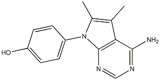 4-(4-AMINO-5,6-DIMETHYL-7H-PYRROLO[2,3-D]PYRIMIDIN-7-YL)PHENOL