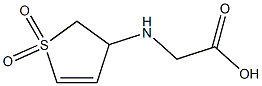 (1,1-DIOXO-2,3-DIHYDRO-1H-THIOPHEN-3-YLAMINO)-ACETIC ACID Struktur