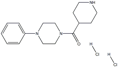 (4-PHENYLPIPERAZIN-1-YL)PIPERIDIN-4-YL-METHANONE DIHYDROCHLORIDE, 95+% Struktur