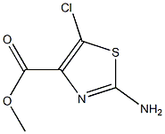 2-AMINO-5-CHLOROTHIAZOLE-4-CARBOXYLIC ACID METHYL ESTER, 95+% Structure