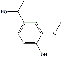 4-HYDROXY-3-METHOXY-A-METHYL BENZYLALCOHOL 结构式