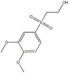 3,4-DIMETHOXYPHENYLSULFONYLETHANOL 98% Structure