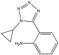 2-(1-CYCLOPROPYL-1H-TETRAZOL-5-YL)ANILINE Structure