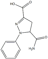 5-(AMINOCARBONYL)-1-PHENYL-4,5-DIHYDRO-1H-PYRAZOLE-3-CARBOXYLIC ACID|