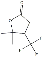 4-HYDROXY-4-METHYL-3-TRIFLUOROMETHYL-PENTANOIC ACID LACTONE 结构式