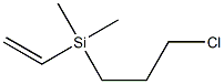 3-CHLOROPROPYLDIMETHYLVINYLSILANE 97% 化学構造式