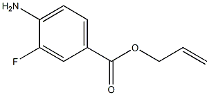 4-AMINO-3-FLUOROBENZOIC ACID ALLYL ESTER, 95+% Structure