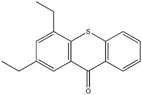 2 4-DIETHYLTHIOXANTHONE 97% 结构式