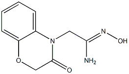 2-(3-OXO-2,3-DIHYDRO-4H-1,4-BENZOXAZIN-4-YL)ACETAMIDOXIME Structure