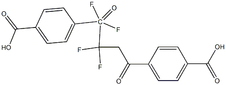 1,4-BIS(4-CARBOXYPHENYL)-1,1,2,2-TETRAFLUOROBUTANE-1,4-DIONE,,结构式
