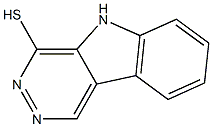5H-PYRIDAZINO[4,5-B]INDOLE-4-THIOL,,结构式