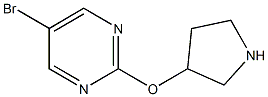  5-BROMO-2-(PYRROLIDIN-3-YLOXY)PYRIMIDINE, 95+%