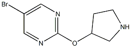 5-BROMO-2-(PYRROLIDIN-3-YLOXY)PYRIMIDINE, 95+%