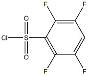 2,3,5,6-TETRAFLUOROBENZENESULPHONYL CHLORIDE 化学構造式