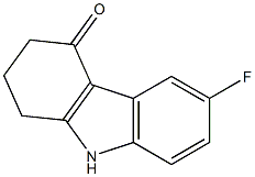 6-FLUORO-1,2,3,9-TETRAHYDRO-4H-CARBAZOL-4-ONE 结构式