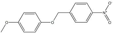 1-METHOXY-4-[(4-NITROBENZYL)OXY]BENZENE 化学構造式