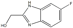 (6-FLUORO-1H-BENZIMIDAZOL-2-YL)METHANOL Structure