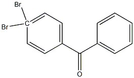 4 4-DIBROMOBENZOPHENONE 97%,,结构式
