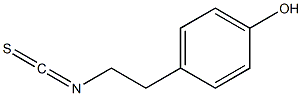 4-(2-ISOTHIOCYANATOETHYL)PHENOL 化学構造式