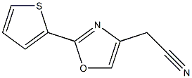 (2-THIEN-2-YL-1,3-OXAZOL-4-YL)ACETONITRILE Struktur