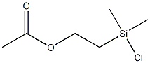 2-ACETOXYETHYLDIMETHYLCHLOROSILANE 97%,,结构式