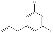 3-(3-CHLORO-5-FLUOROPHENYL)-1-PROPENE 97% Structure