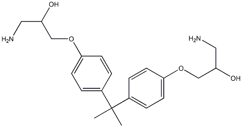 1-Amino-3-(4-{1-[4-(3-amino-2-hydroxy-propoxy)-phenyl]-1-methyl-ethyl}-phenoxy)-propan-2-ol|