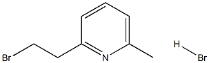 2-(2-Bromoethyl)-6-methylpyridine HBr,,结构式