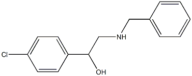 2-Benzylamino-1-(4-chloro-phenyl)-ethanol Structure